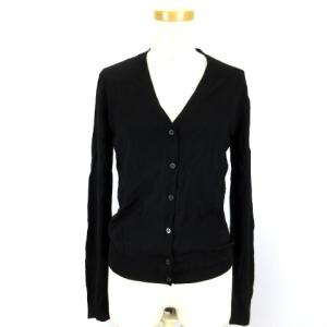 PRADA アンサンブル カーディガン タートルネックニット 38 40 ブラック