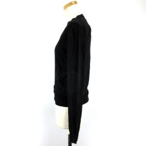 PRADA アンサンブル カーディガン タートルネックニット 38 40 ブラック