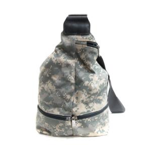 Longchamp 迷彩柄 ボストンバッグ カーキ グレー 230310E 鞄