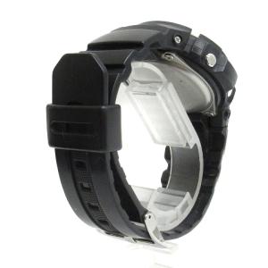 CASIO G-SHOCK 腕時計 アナデジ 電波ソーラー 文字盤ネイビー AWG-M100SB-2AJF ブラック SM0