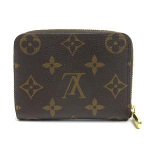 LOUIS VUITTON ジッピー コイン パース モノグラム 財布 コインケース M60067 現行品 ブラウン ECS