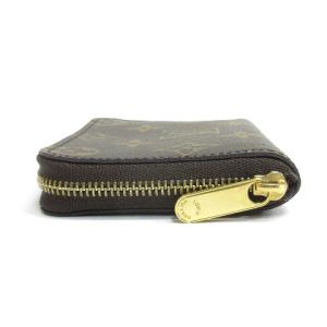 LOUIS VUITTON ジッピー コイン パース モノグラム 財布 コインケース M60067 現行品 ブラウン ECS
