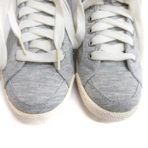 DIESEL ハイカット スニーカー 23cm グレー 230303E 靴
