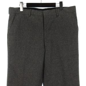 HERMES スラックス カシミヤ 44 グレー