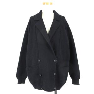 ヴィンテージ ニットジャケット M ネイビー