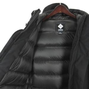 Columbia クリークトゥピーク フーデッド ダウンジャケット ジップアップ アウター アウトドア PM0106 M ブラック ECS