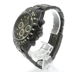 A BATHING APE BAPEX 腕時計 クロノグラフ 自動巻き ブラック