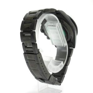 A BATHING APE BAPEX 腕時計 クロノグラフ 自動巻き ブラック