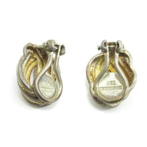 TIFFANY&Co. イヤリング ツイスト K18 925 シルバー ゴールド アクセサリー SM0