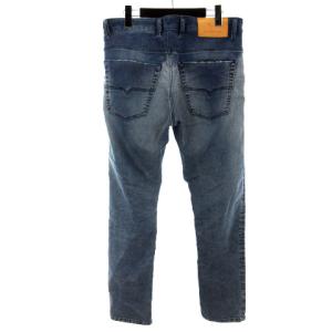 DIESEL KROOLEY-NE ジョグジーンズ デニム パンツ ペイント加工 ストレッチ ジッパーフライ 30 インディゴ