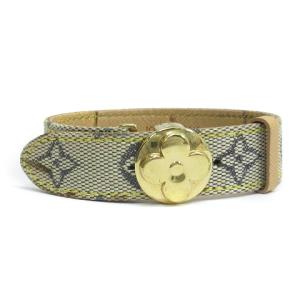 LOUIS VUITTON ブラスレ ヴー モノグラム グッドラックブレス ブレスレット モノグラム M64458 SN1000 ネイビー系