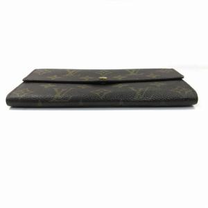 LOUIS VUITTON モノグラム ポシェット ポルトモネクレディ 二つ折り 長財布 M61725 ブラウン
