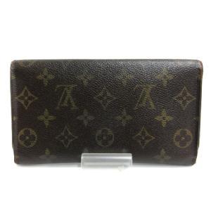 LOUIS VUITTON モノグラム ポルトトレゾール インターナショナル 長財布 ロングウォレット 小銭入れ M61215 ブラウン