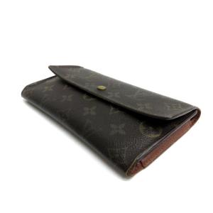 LOUIS VUITTON モノグラム ポルトトレゾール インターナショナル 長財布 ロングウォレット 小銭入れ M61215 ブラウン