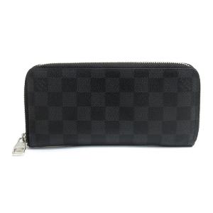 LOUIS VUITTON N63095 ダミエグラフィット ジッピーウォレットヴェルティカル 長財布 ブラック
