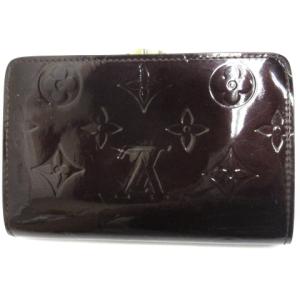 LOUIS VUITTON ヴェルニ ポルトフォイユ ヴィエノワ アマラント 二つ折り 財布 がま口 M93521 AA