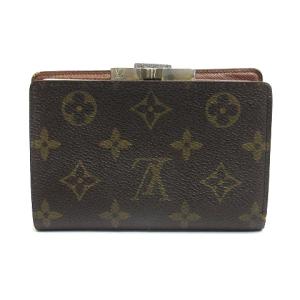 LOUIS VUITTON モノグラム ポルトモネ ビエ ヴィエノワ がま口 二つ折り 財布USA製 M61663 ブラウン