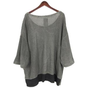 SHAREEF Tシャツ 半袖 ニット 2 グレー 230324E
