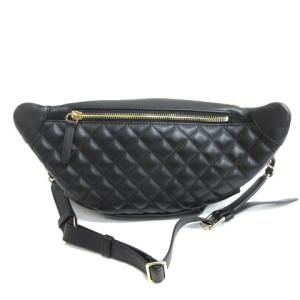 CHANEL A57832 マトラッセ ボディバッグ ココマーク ブラック