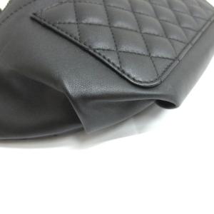 CHANEL A57832 マトラッセ ボディバッグ ココマーク ブラック