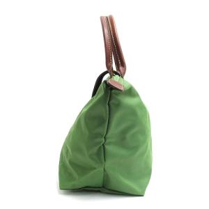 Longchamp ルプリアージュ S ハンドバッグ ナイロン グリーン 鞄 ECS