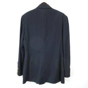 RALPH LAUREN ジャケット テーラード 金ボタン ダブル 10 ネイビー 230511E ECS AA