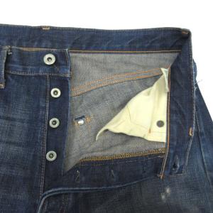 Levi's デニムパンツ ジーンズ ビッグE セルビッチ 赤耳 ダメージ加工 44501 W34 インディゴ