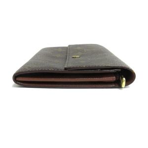 LOUIS VUITTON モノグラム ポシェット ポルトモネクレディ 二つ折り 長財布 M61725 ブラウン