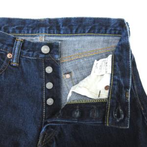 桃太郎ジーンズ MOMOTARO JEANS 出陣 ストレート デニム パンツ ジーンズ セルビッチ ペイント ボタンフライ 0205SP W30 インディゴ