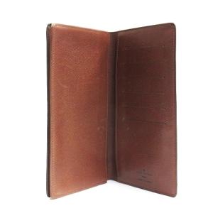 LOUIS VUITTON モノグラム ポルトカルトクレディ 二つ折り 長財布 M60825 ブラウン