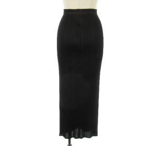 PLEATS PLEASE ISSEY MIYAKE ISSEY MIYAKE イッセイミヤケ プリーツ ロング スカート フロントファスナー PP63-JG370 ブラウン系