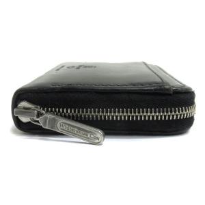 White house Cox MINI ZIP PURSE ミニジップパース 二つ折り財布 S1941 レザー ブラック