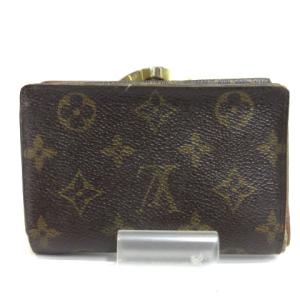 LOUIS VUITTON モノグラム ポルトモネ・ビエ ヴィエノワ がま口 二つ折り財布 札入れ 小銭入れ M61663 ブラウン