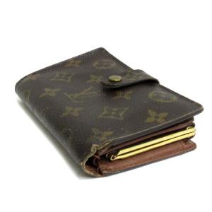 LOUIS VUITTON モノグラム ポルトモネ・ビエ ヴィエノワ がま口 二つ折り財布 札入れ 小銭入れ M61663 ブラウン