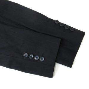 DOLCE&GABBANA スカートスーツ セットアップ ジャケット タイトスカート ひざ丈 ストライプ 46 ブラック SM0