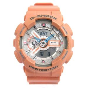 CASIO G-SHOCK Dusty Neon Series ダスティネオンシリーズ 腕時計 クォーツ デジアナ GA-110DN-4AJF オレンジ