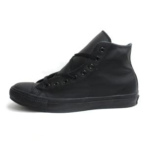 CONVERSE LEA ALL STAR HI オールスター レザー ハイカット スニーカー 1C075 ブラック 28cm 靴 SM0