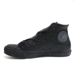 CONVERSE LEA ALL STAR HI オールスター レザー ハイカット スニーカー 1C075 ブラック 28cm 靴 SM0