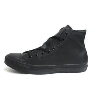 CONVERSE LEA ALL STAR HI オールスター レザー ハイカット スニーカー 1C075 ブラック 28cm 靴 SM0