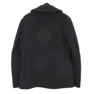 BLUE BLUE JAPAN Pコート ウール JK763 ネイビー L 230419E SM0