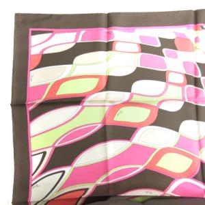 Emilio Pucci スカーフ ストール 総柄 大判 シルク マルチカラー
