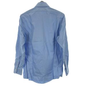 Brooks Brothers MILANO FIT シャツ 長袖 ボタンダウン チェック ブルー 230427E S