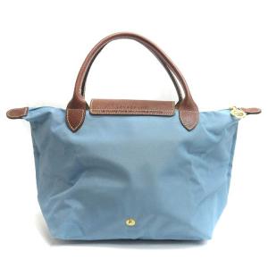 Longchamp ルプリアージュ S ハンドバッグ ナイロン ブルー 鞄 SM0