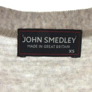 JOHN SMEDLEY ベスト ニット ウール ベージュ XS 230427E SM0