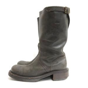 BUTTERO エンジニアブーツ レザー 40 ブラウン系 230509E 靴 SM0