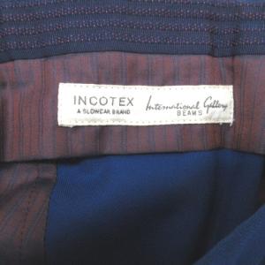 INCOTEX インターナショナルギャラリー ビームス パンツ スラックス 46 ブルー 230427E SM0