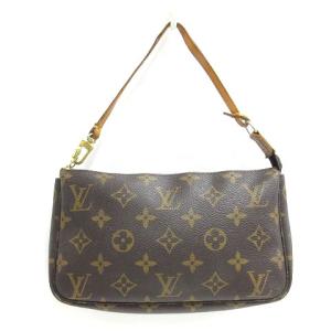 LOUIS VUITTON モノグラム アクセソワール ポーチ M51980 ブラウン