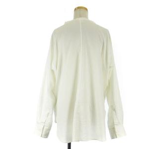 Y's TWILL CUT OUT COLLAR BLOUSE ツイルカット シャツ ブラウス 長袖 コットン YX-B81-003