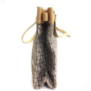 Christian Dior トロッター パンツモチーフ トートバッグ レザー ブラウン