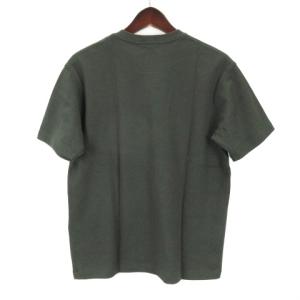 NANGA ロゴ プリント Tシャツ 半袖 カーキ S 230501E